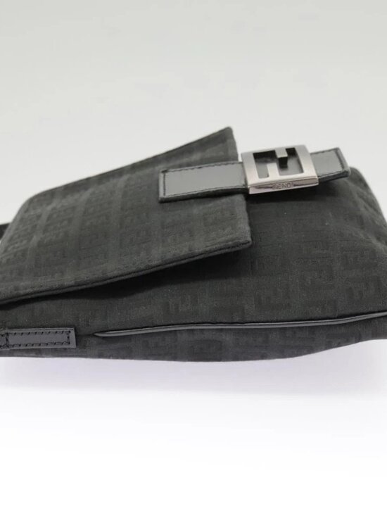 Fendi Zucchino Canvas Mamma Baguette Shoulder Bag Authentic main image 12